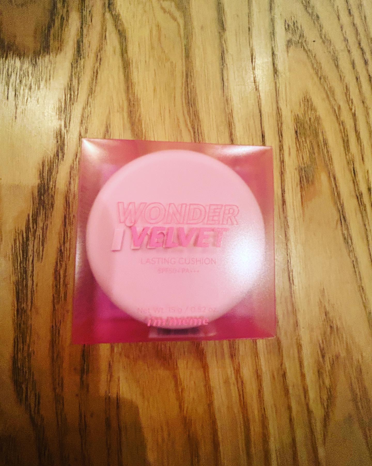 ワンダーベルベットラスティングクッション/i’m meme/クッションファンデーションを使ったクチコミ（1枚目）