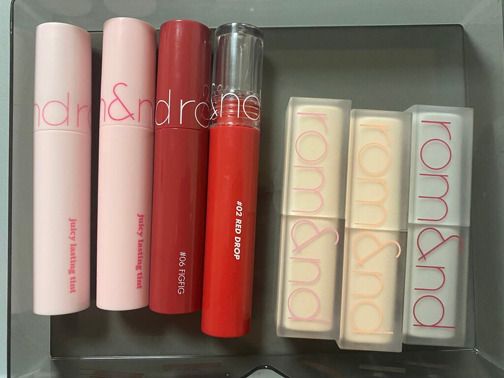 ジューシーラスティングティント/rom&nd/リップティントを使ったクチコミ(1枚目)