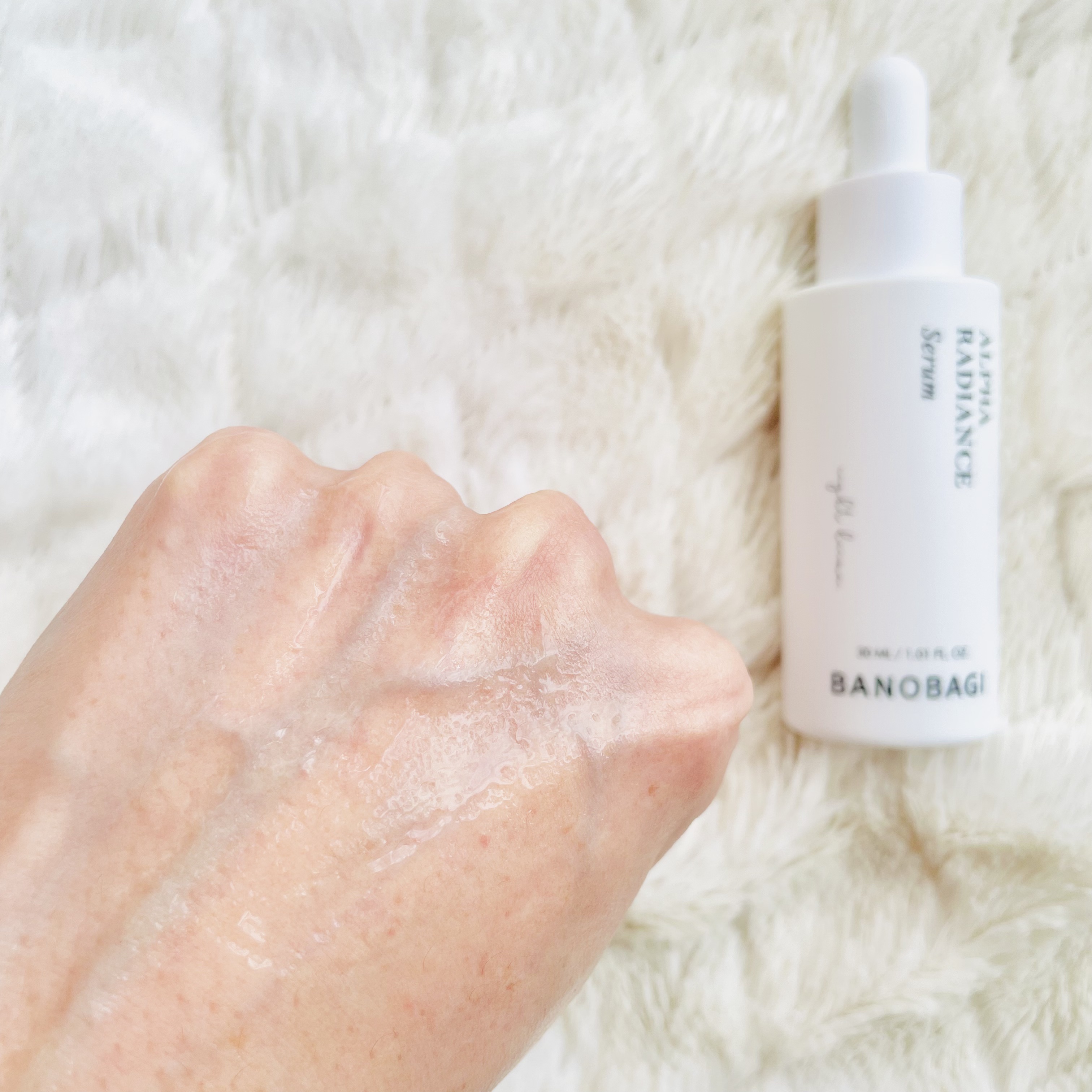 アルファラディアンスグローセラム/BANOBAGI/美容液を使ったクチコミ（3枚目）