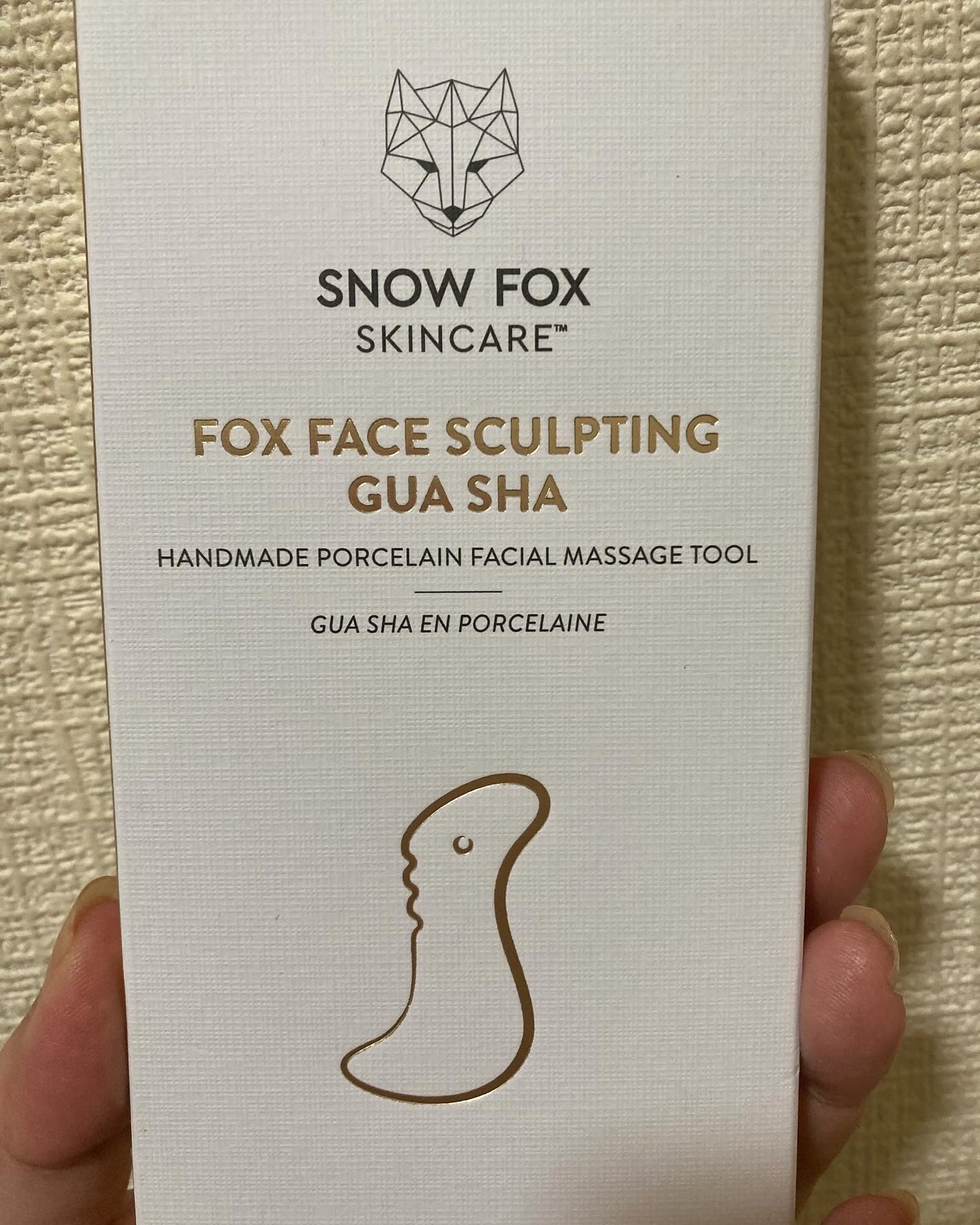 プレミアムフェイス&ボディ磁器カッサ/SNOW FOX SKINCARE/かっさプレートを使ったクチコミ(1枚目)