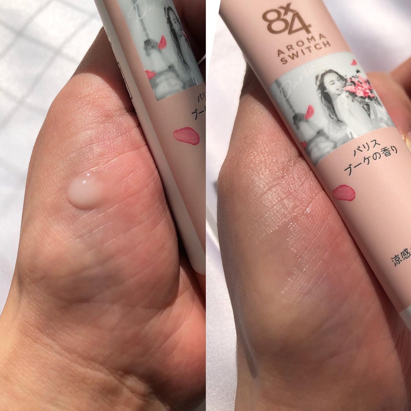 8x4 アロマスイッチ 涼感ネックジェル パリスブーケの香り/8x4/デオドラント・制汗剤を使ったクチコミ(4枚目)