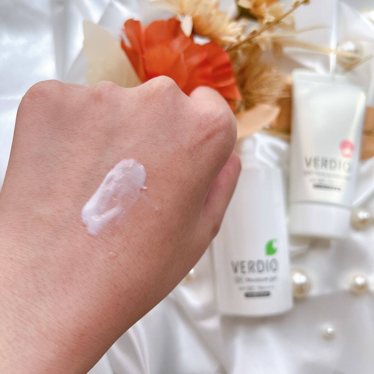 ベルディオ UV モイスチャージェル N/メンターム/日焼け止めジェルを使ったクチコミ（3枚目）