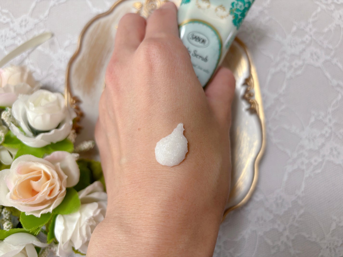 ヘッドスクラブ リフレッシング(ミント)/SABON/ヘッドスクラブを使ったクチコミ(2枚目)