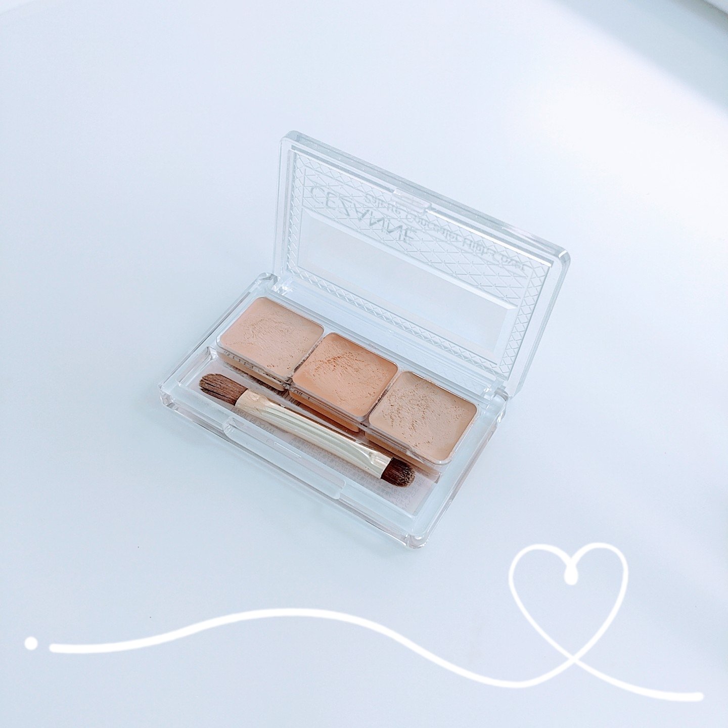 パレットコンシーラー ハイカバー/CEZANNE/パレットコンシーラーを使ったクチコミ（1枚目）