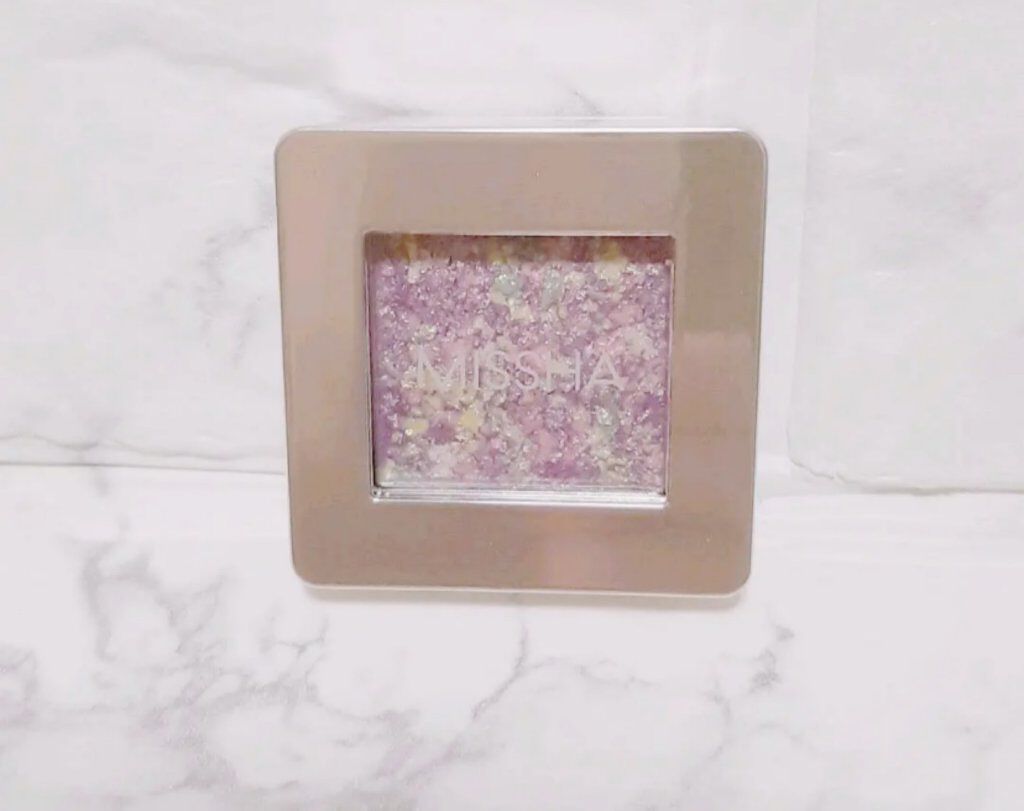 グリッタープリズム シャドウ/MISSHA/グリッターを使ったクチコミ（2枚目）