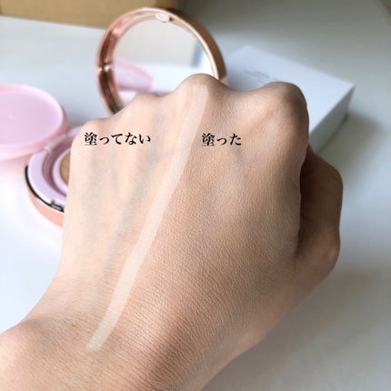 ピンクティーツリーカバークッション/APLIN/クッションファンデーションを使ったクチコミ(3枚目)