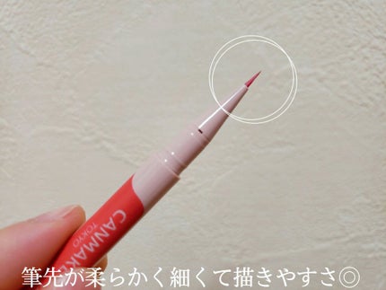 3wayスリムシェードライナー/キャンメイク/リキッドアイライナーを使ったクチコミ(2枚目)