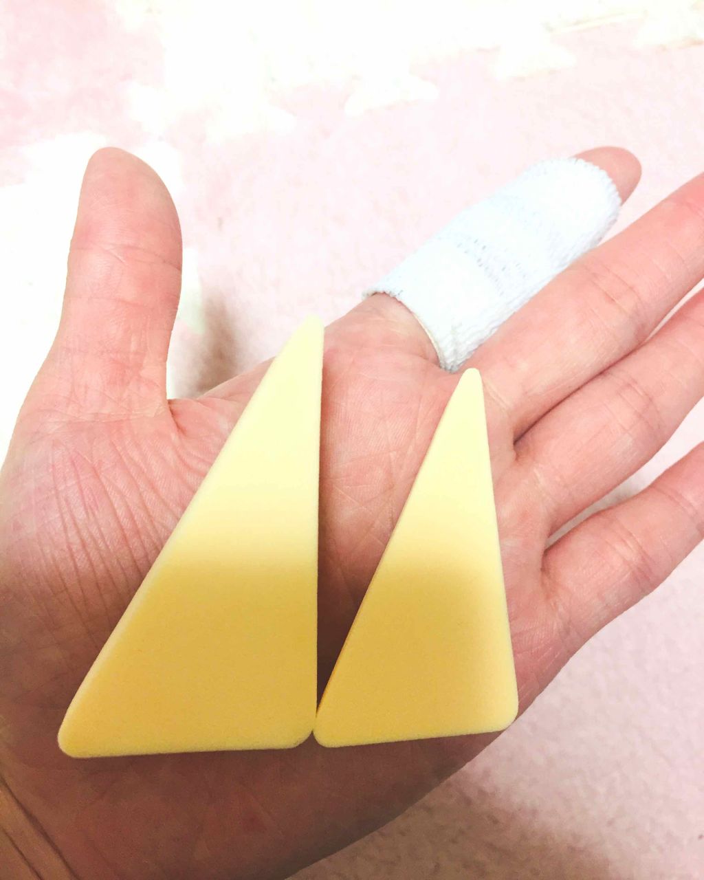 ジェリータッチスポンジ ウェッジ型/ロージーローザ/パフ・スポンジを使ったクチコミ(3枚目)