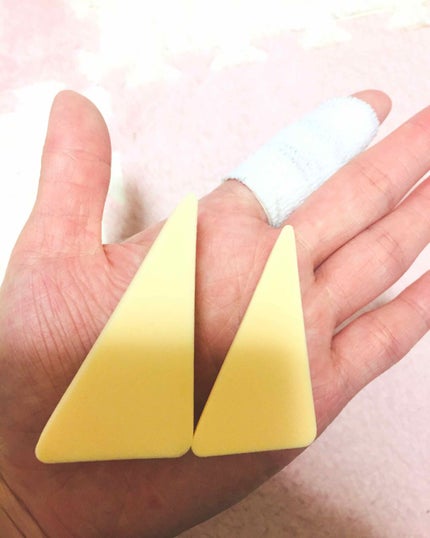 ジェリータッチスポンジ ウェッジ型/ロージーローザ/パフ・スポンジを使ったクチコミ(3枚目)