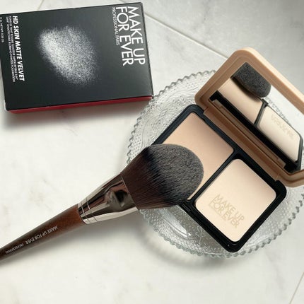 HDスキン マットベルベットコンパクト/MAKE UP FOR EVER/パウダーファンデーションを使ったクチコミ(3枚目)