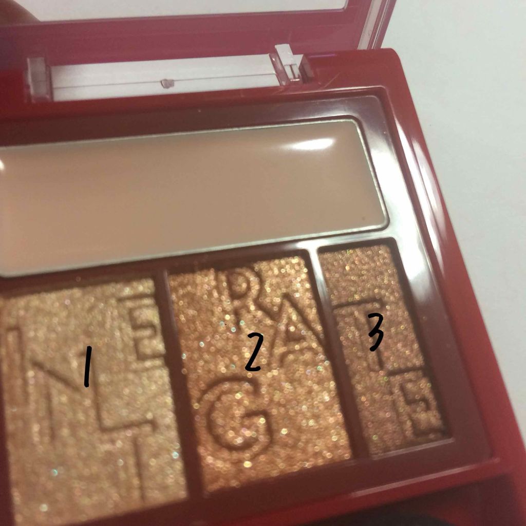 アクセントカラーアイズ CC/インテグレート/アイシャドウパレットを使ったクチコミ(2枚目)