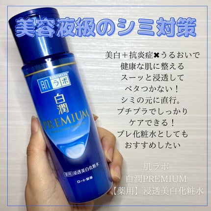 白潤プレミアム薬用浸透美白化粧水/肌ラボ/化粧水を使ったクチコミ(1枚目)