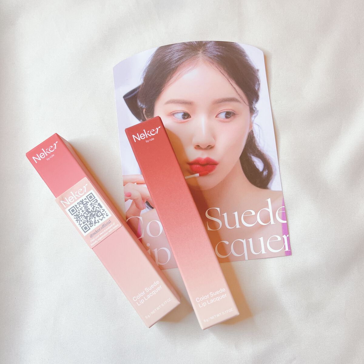 カラースエードリップロッカー 08 ディープムードレッド/Neker /口紅を使ったクチコミ（2枚目）