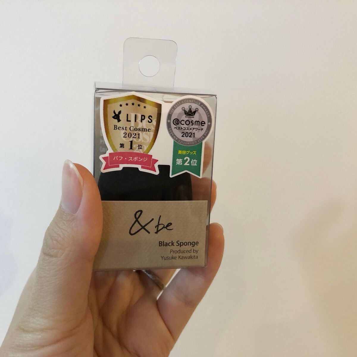 &be ブラックスポンジ/＆be/パフ・スポンジを使ったクチコミ（1枚目）