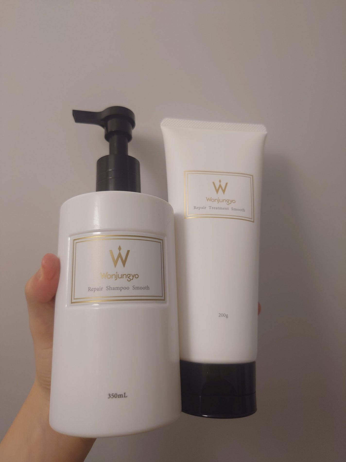 ウォンジョンヨ リペアシャンプー スムース/リペアトリートメント スムース/Wonjungyo/市販シャンプーを使ったクチコミ(1枚目)