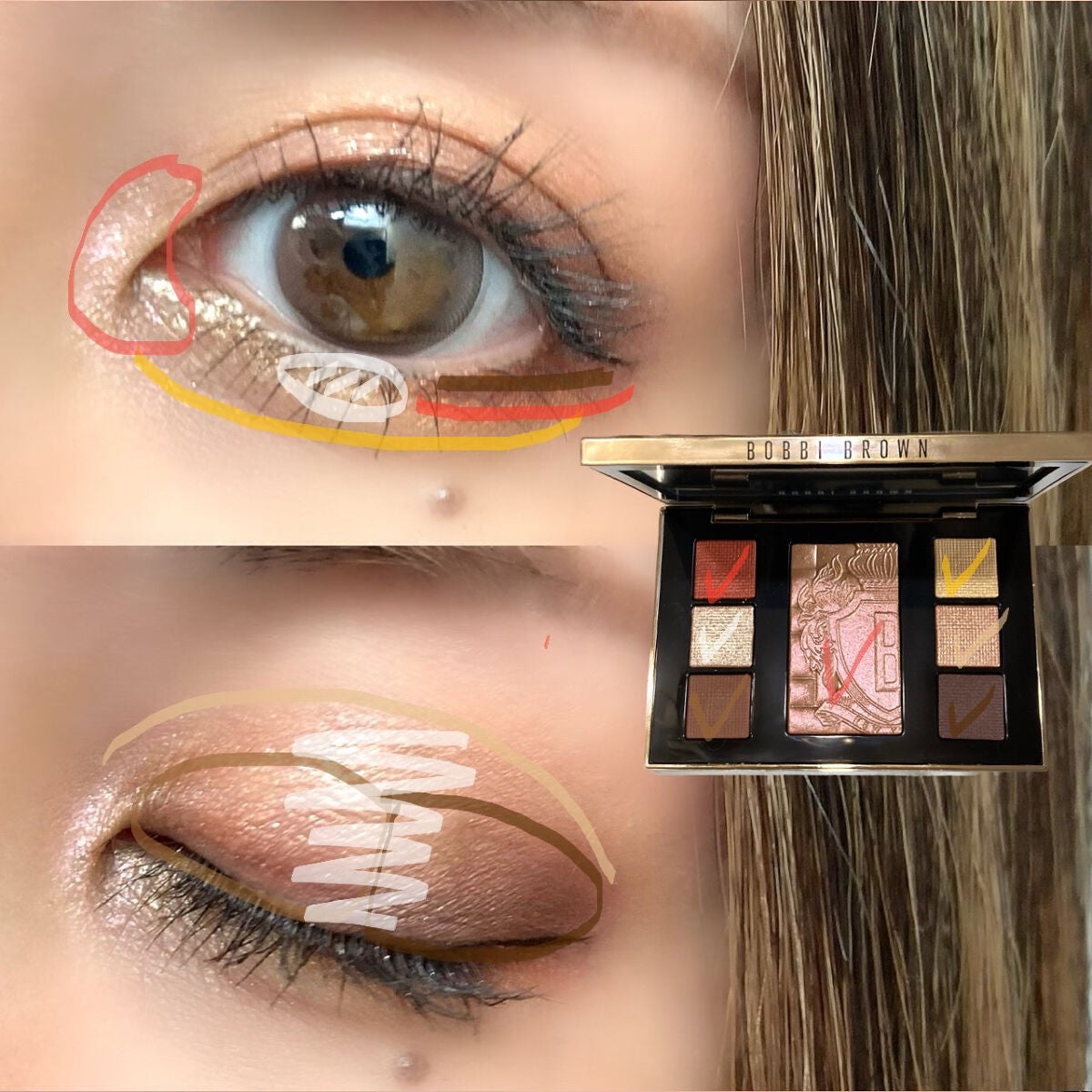 リュクス アイ & チーク パレット/BOBBI BROWN/アイシャドウパレットを使ったクチコミ(3枚目)