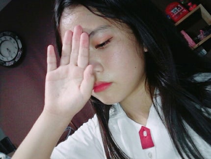 supreme_beauty_l0e on LIPS 「100均メイク。☆アイラインはラブライナーです。発色ちょーーい..」(1枚目)