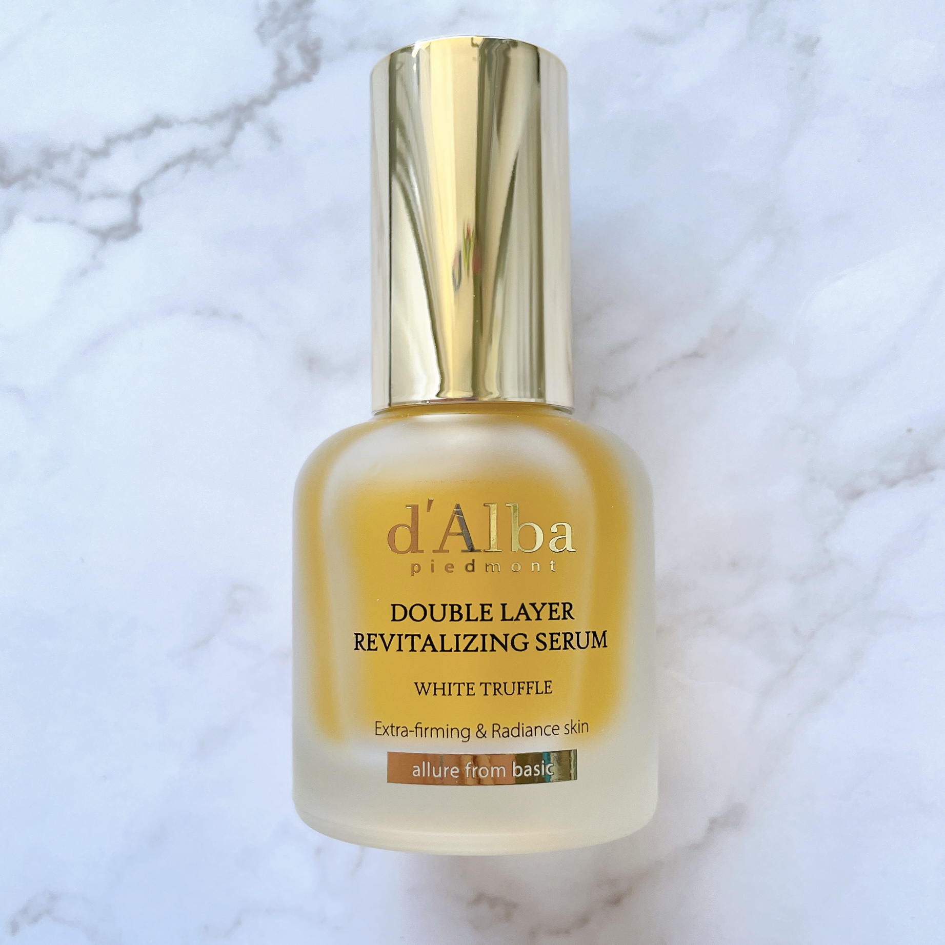 ホワイトトリュフダブルレイヤーリバイタライジングセラム/ダルバ/美容液を使ったクチコミ（3枚目）