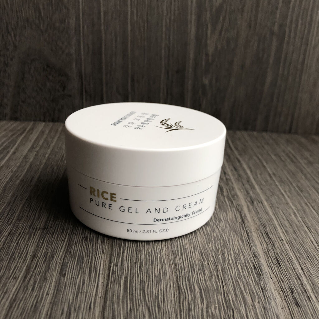 ライスピュアジェル＆クリーム/THANK YOU FARMER/フェイスクリームを使ったクチコミ（1枚目）