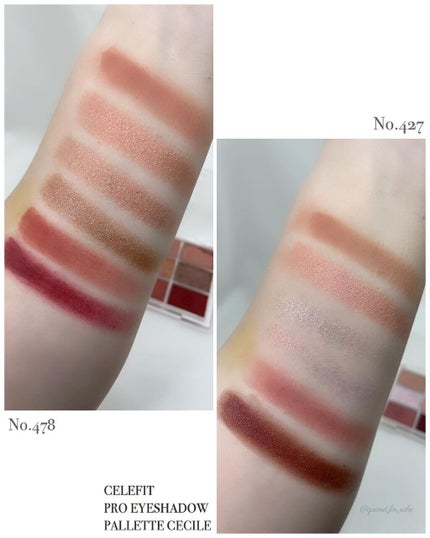 プロアイシャドウパレットセシル/CELEFIT/アイシャドウパレットを使ったクチコミ(5枚目)