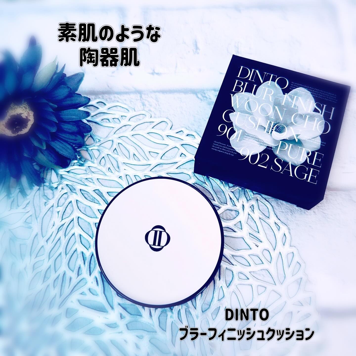 ブラーフィニッシュ雲楚クッション 901 ピュア雲楚/Dinto/クッションファンデーションを使ったクチコミ（1枚目）