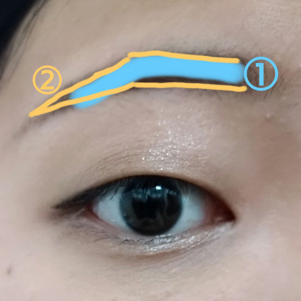 フィルム眉カラー/デジャヴュ/眉マスカラを使ったクチコミ（2枚目）