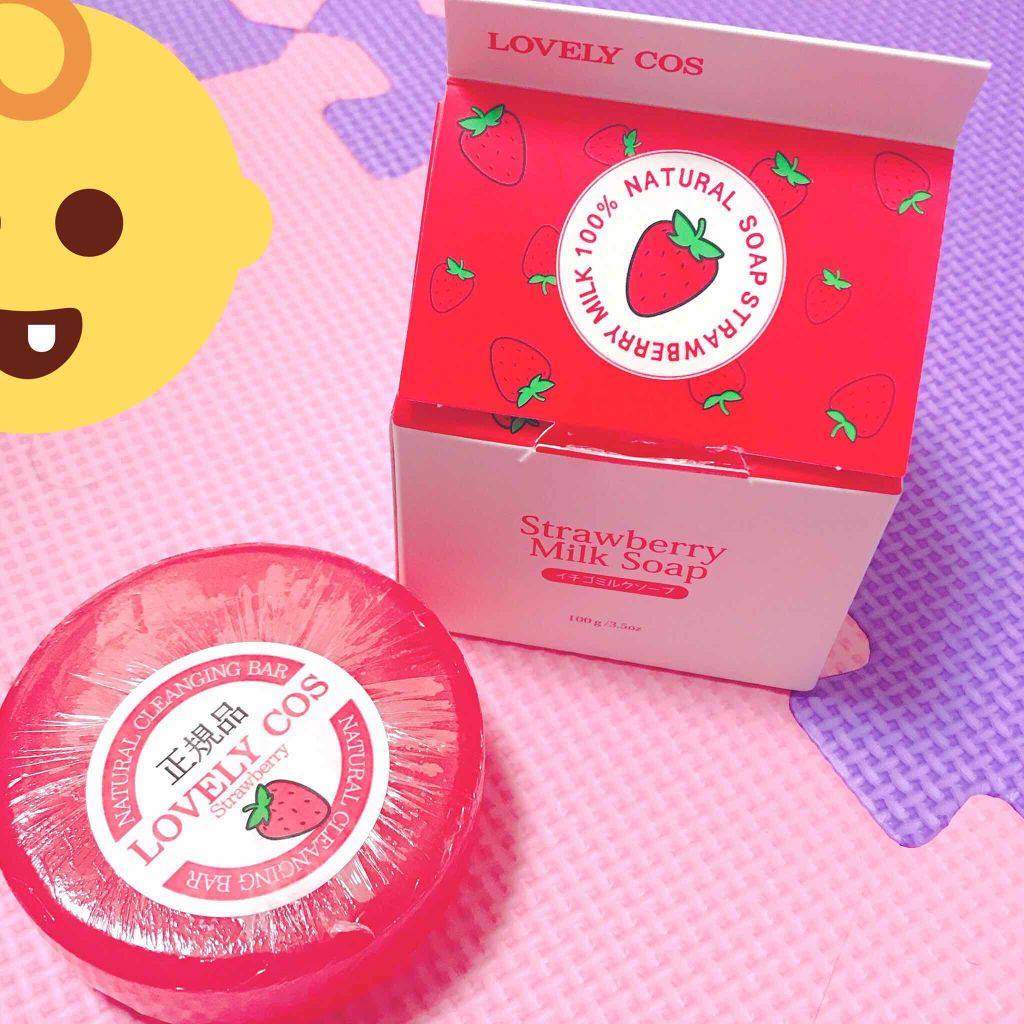 strawberry milk soap/Daily Skin/洗顔石鹸を使ったクチコミ（1枚目）
