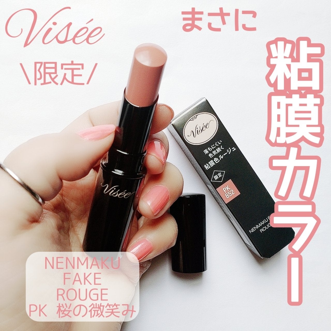 ネンマクフェイク ルージュ/Visée/口紅を使ったクチコミ(1枚目)