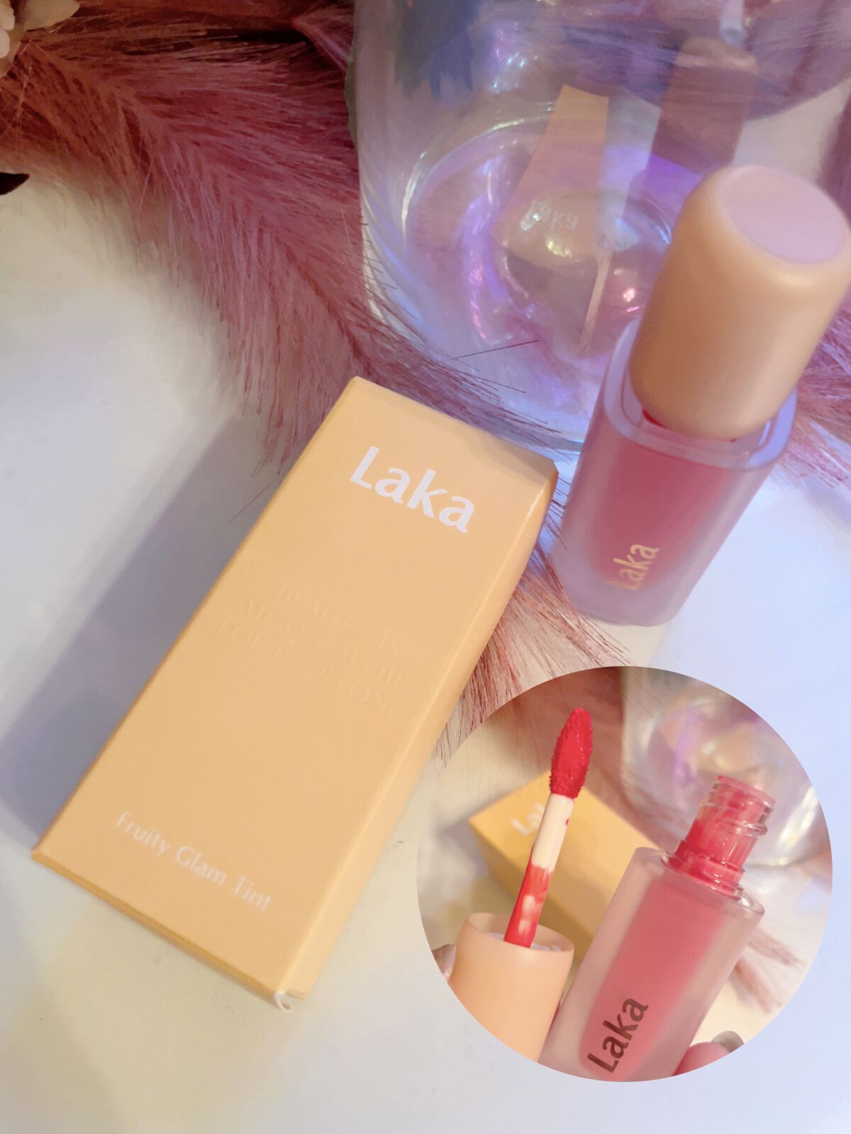 フルーティーグラムティント/Laka/リップティントを使ったクチコミ（2枚目）