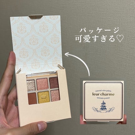 マテリアルカラーパレット/leur charme/アイシャドウパレットを使ったクチコミ(8枚目)