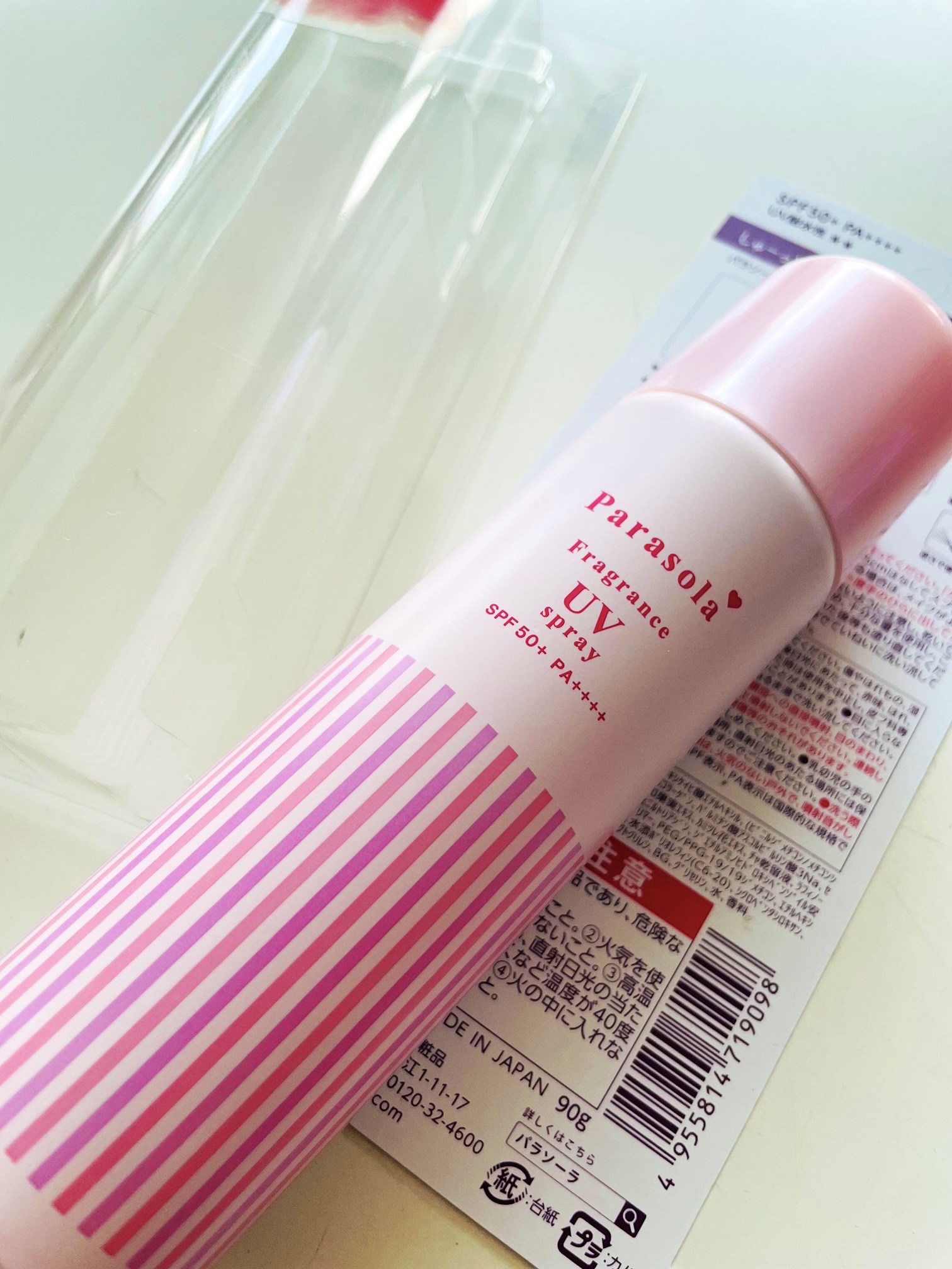 パラソーラ フレグランス UVスプレー N3/パラソーラ/日焼け止めミスト・スプレーを使ったクチコミ（2枚目）