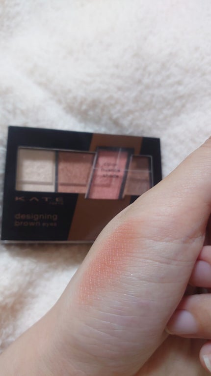 デザイニングブラウンアイズ/KATE/アイシャドウパレットを使ったクチコミ(3枚目)