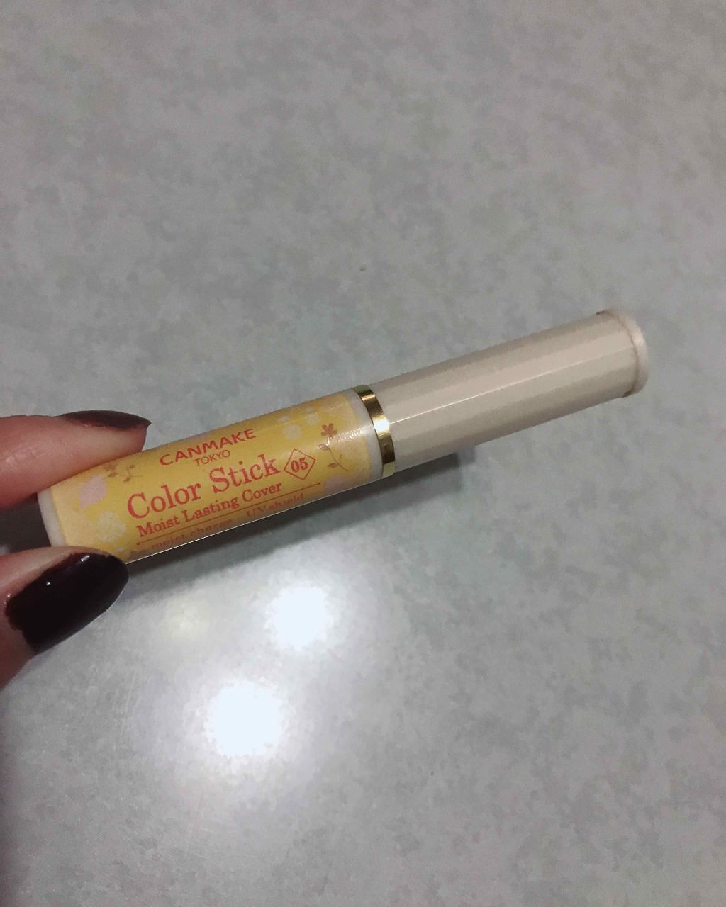 カラースティック モイストラスティングカバー/キャンメイク/スティックコンシーラーを使ったクチコミ（1枚目）