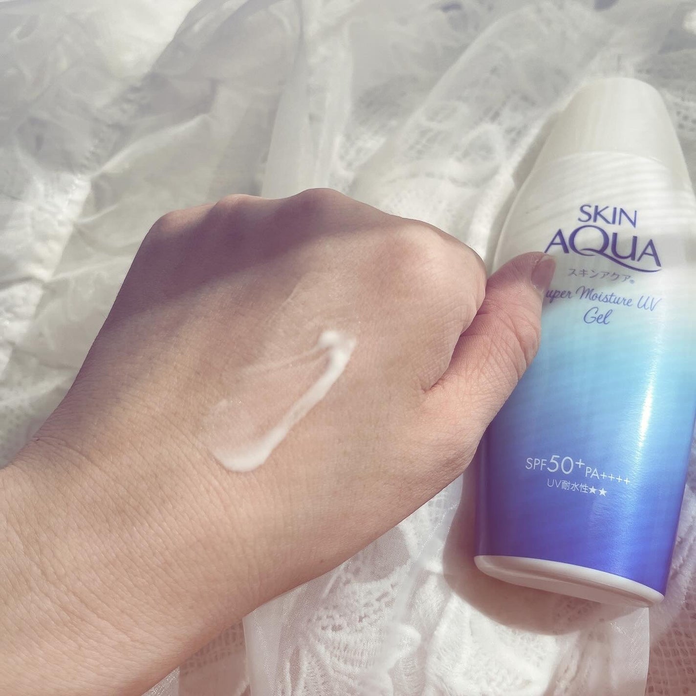 スキンアクア スーパーモイスチャージェル/スキンアクア/日焼け止めジェルを使ったクチコミ(3枚目)