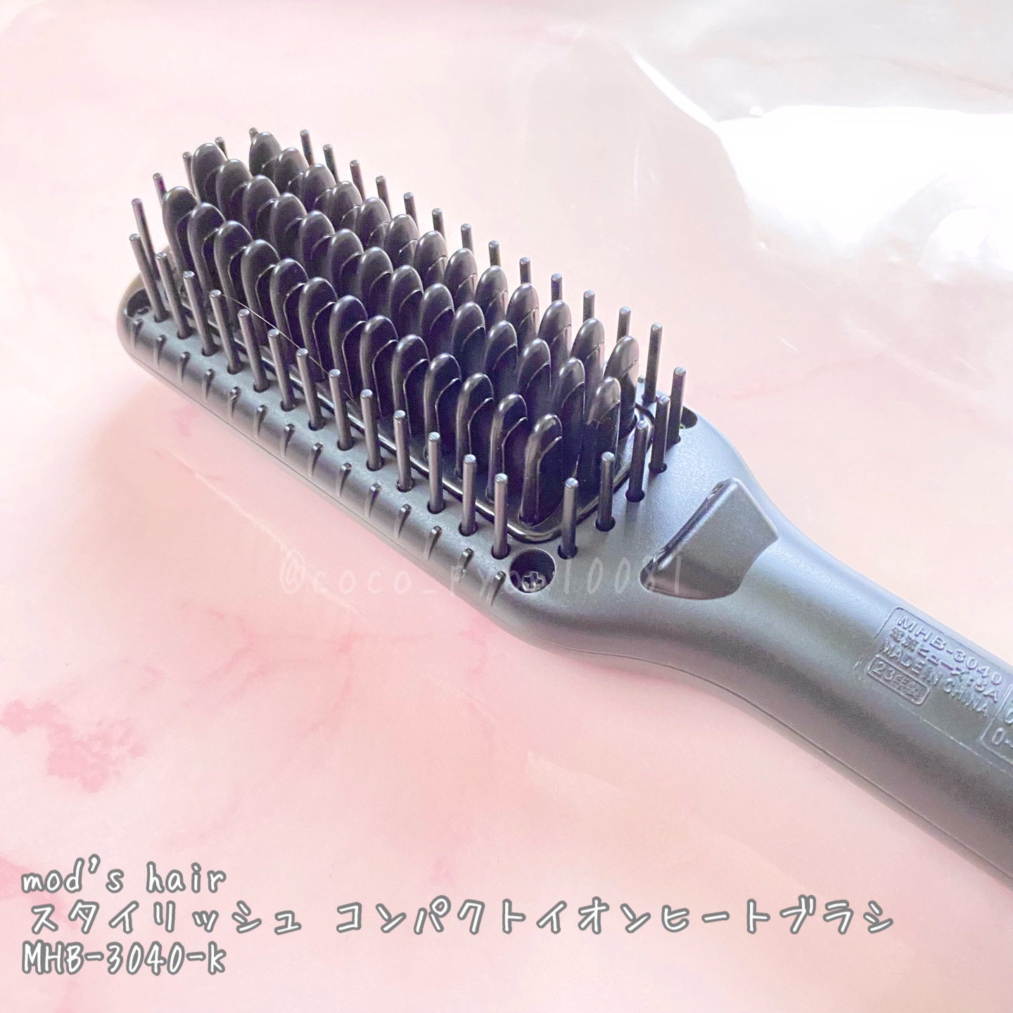 スタイリッシュ コンパクトイオンヒートブラシ MHB-3040-K/mod's hair/ヒートブラシを使ったクチコミ（2枚目）