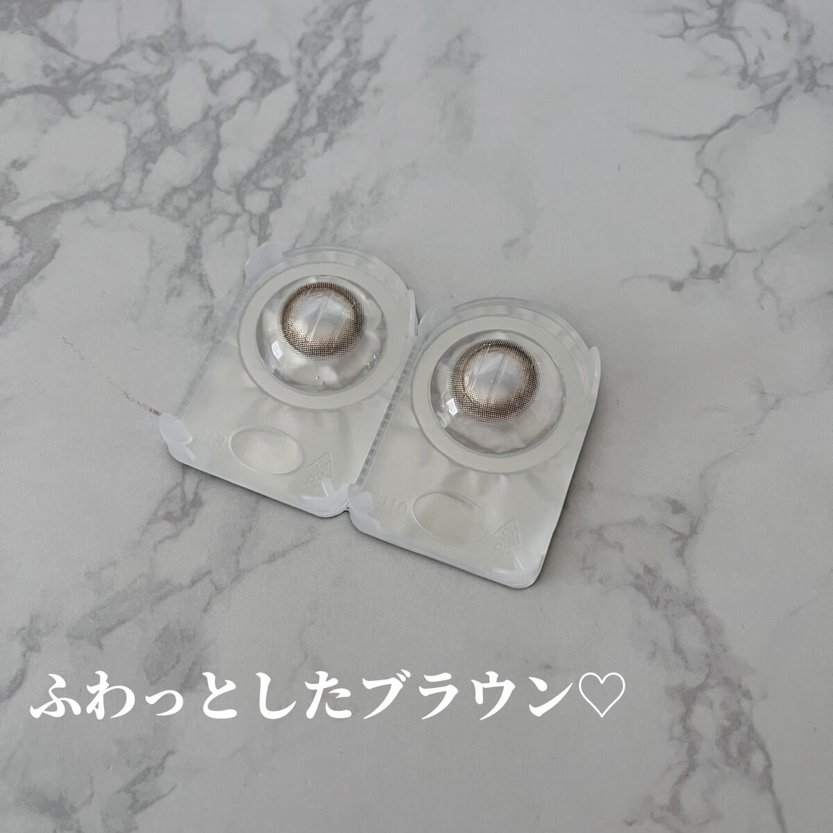 melotte 1day ミルクパフ/melotte/ワンデー（１DAY）カラコンを使ったクチコミ（3枚目）