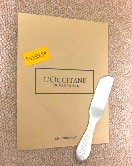 ロゴ入りスパチュラ/L'OCCITANE/その他化粧小物を使ったクチコミ(3枚目)