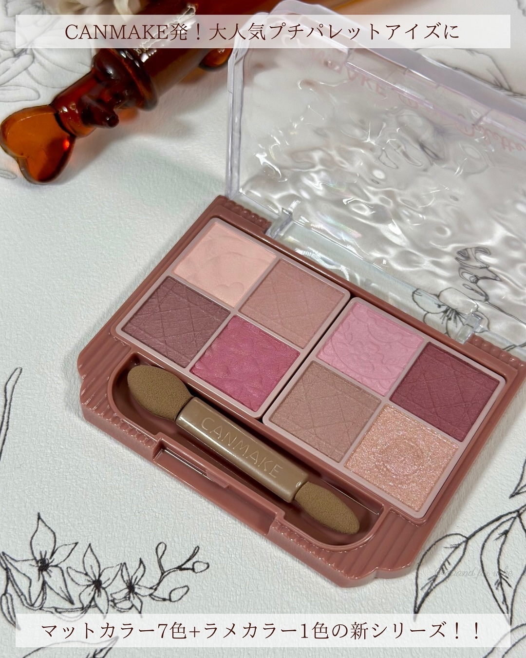 プティパレットアイズ（マットタイプ）/キャンメイク/パウダーアイシャドウを使ったクチコミ（1枚目）