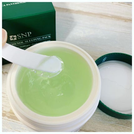 シカパンテノールスリーピングパック/SNP/フェイスクリームを使ったクチコミ(3枚目)