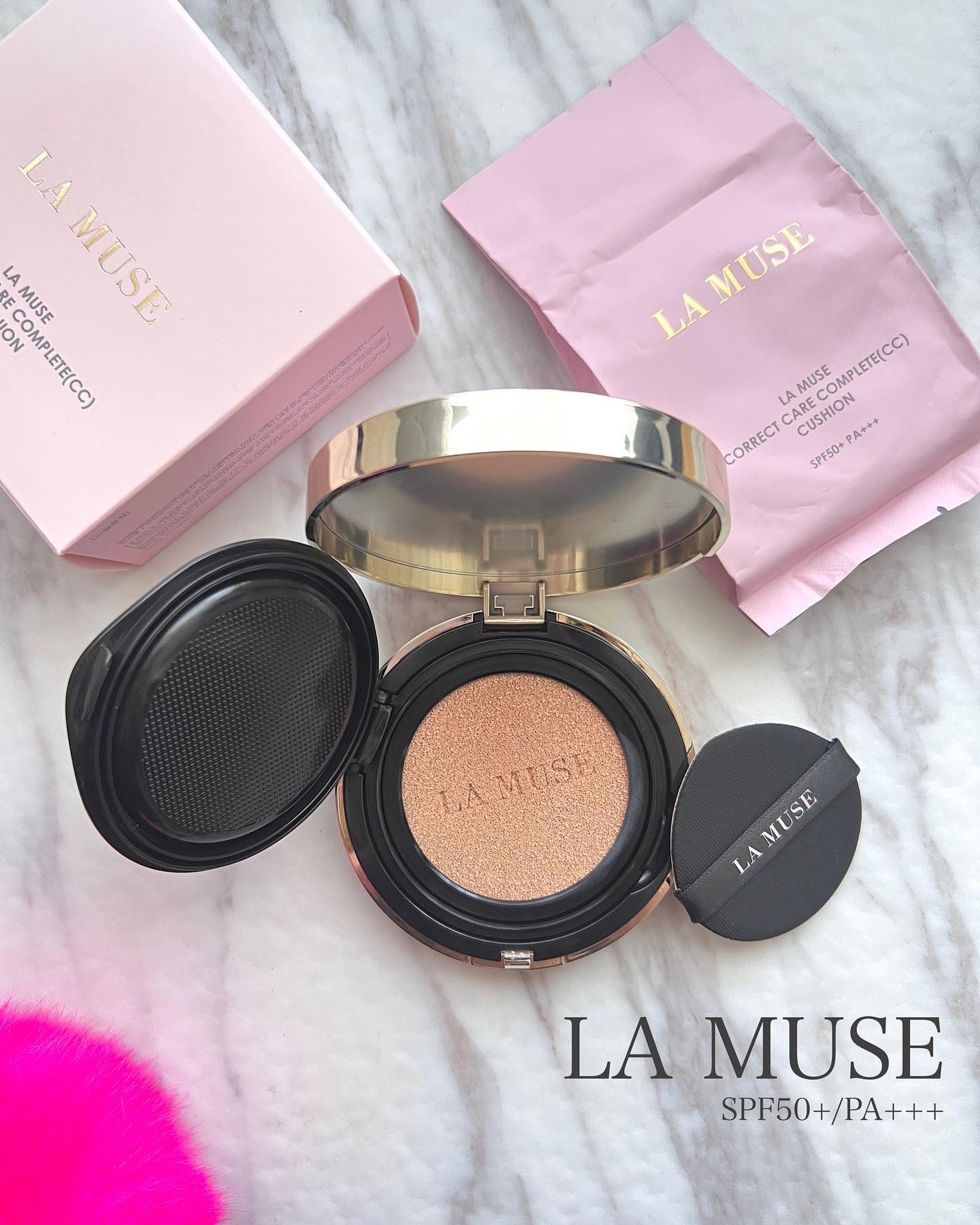 CORRECT CARE COMPLETE CC CUSHION/ラミューズ/クッションファンデーションを使ったクチコミ(1枚目)