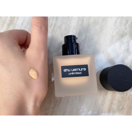 (旧)アンリミテッド ラスティング フルイド/shu uemura/リキッドファンデーションを使ったクチコミ(2枚目)