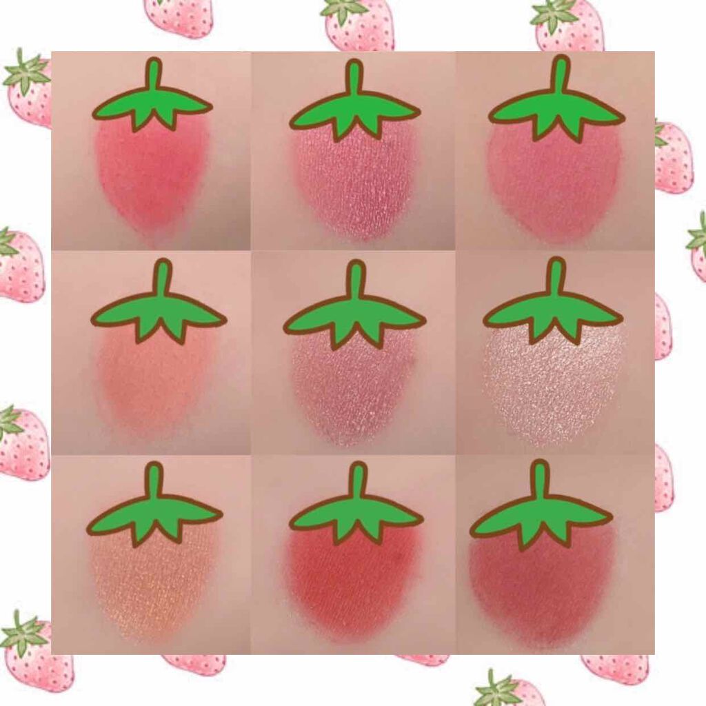  诗蒂娅九色眼影盘 (9 Colors Eye Shadow Palette)/SHEDELLA/アイシャドウパレットを使ったクチコミ（3枚目）