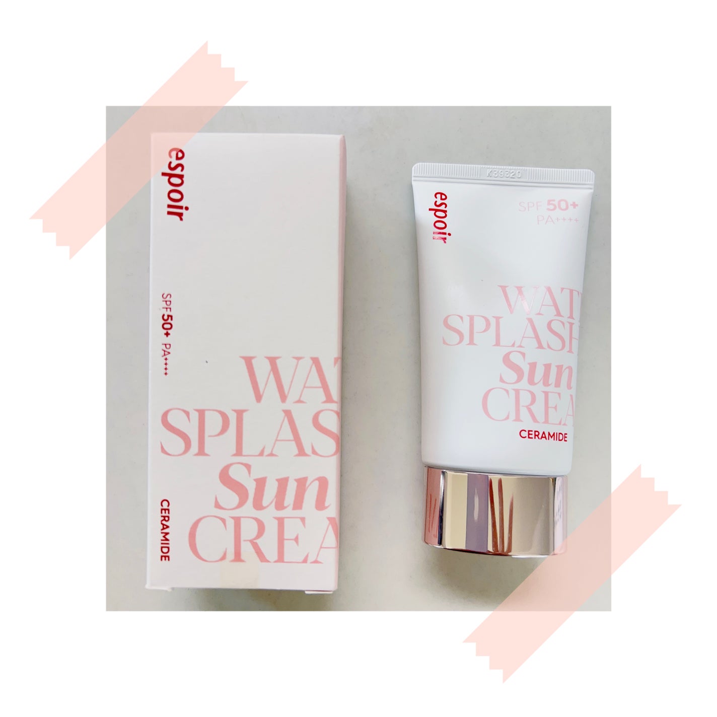 ウォータースプラッシュサンクリーム セラミド/espoir/日焼け止めクリームを使ったクチコミ(1枚目)