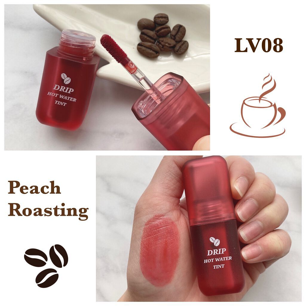 ドリップホットウォーターティント/BLACK ROUGE/リップティントを使ったクチコミ(2枚目)