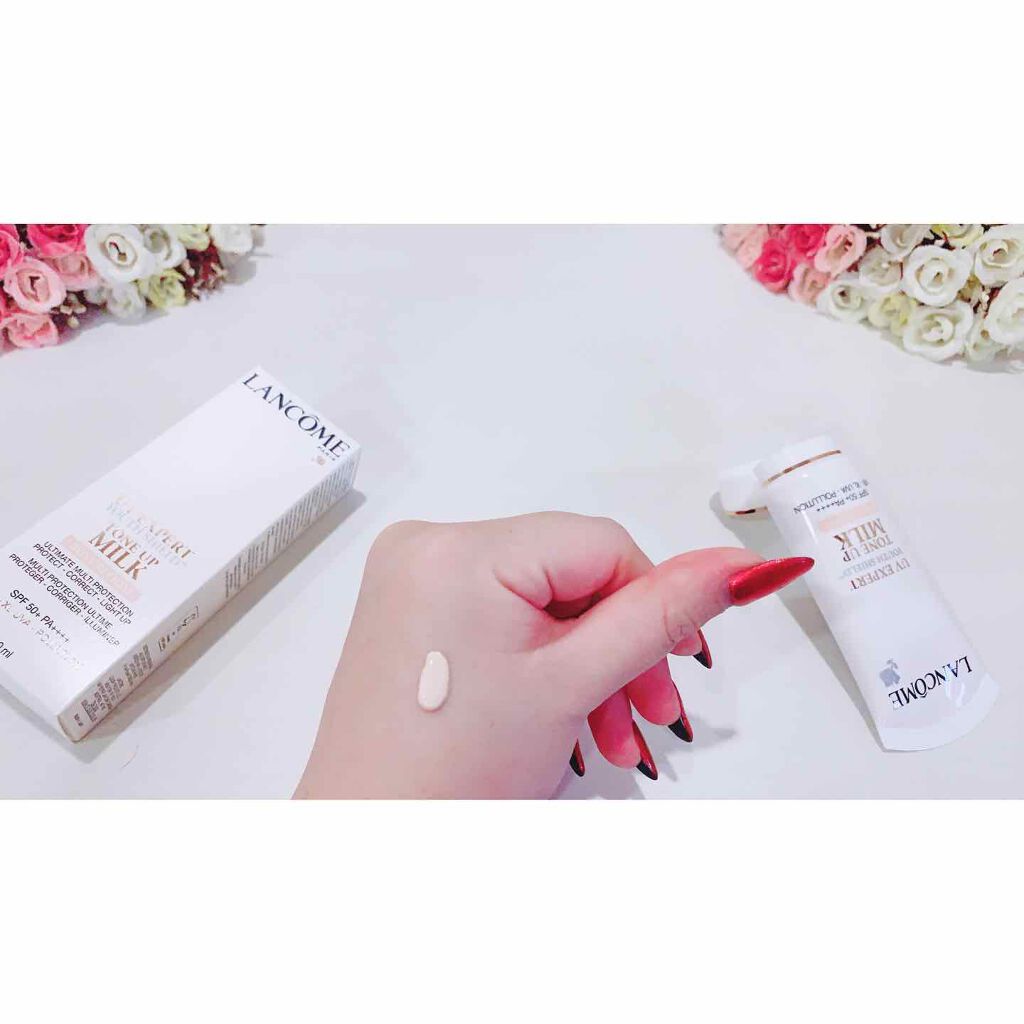 UV エクスペール トーン アップ ローズ/LANCOME/日焼け止め・UVケアを使ったクチコミ(3枚目)