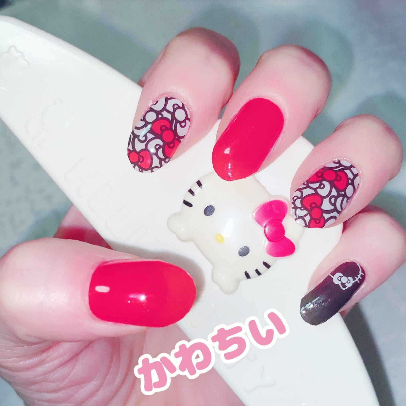 GLAZE グレーズ 半硬化タイプジェルネイルシール/DASHINGDIVA MAGICPRESS/ネイルシールを使ったクチコミ(5枚目)