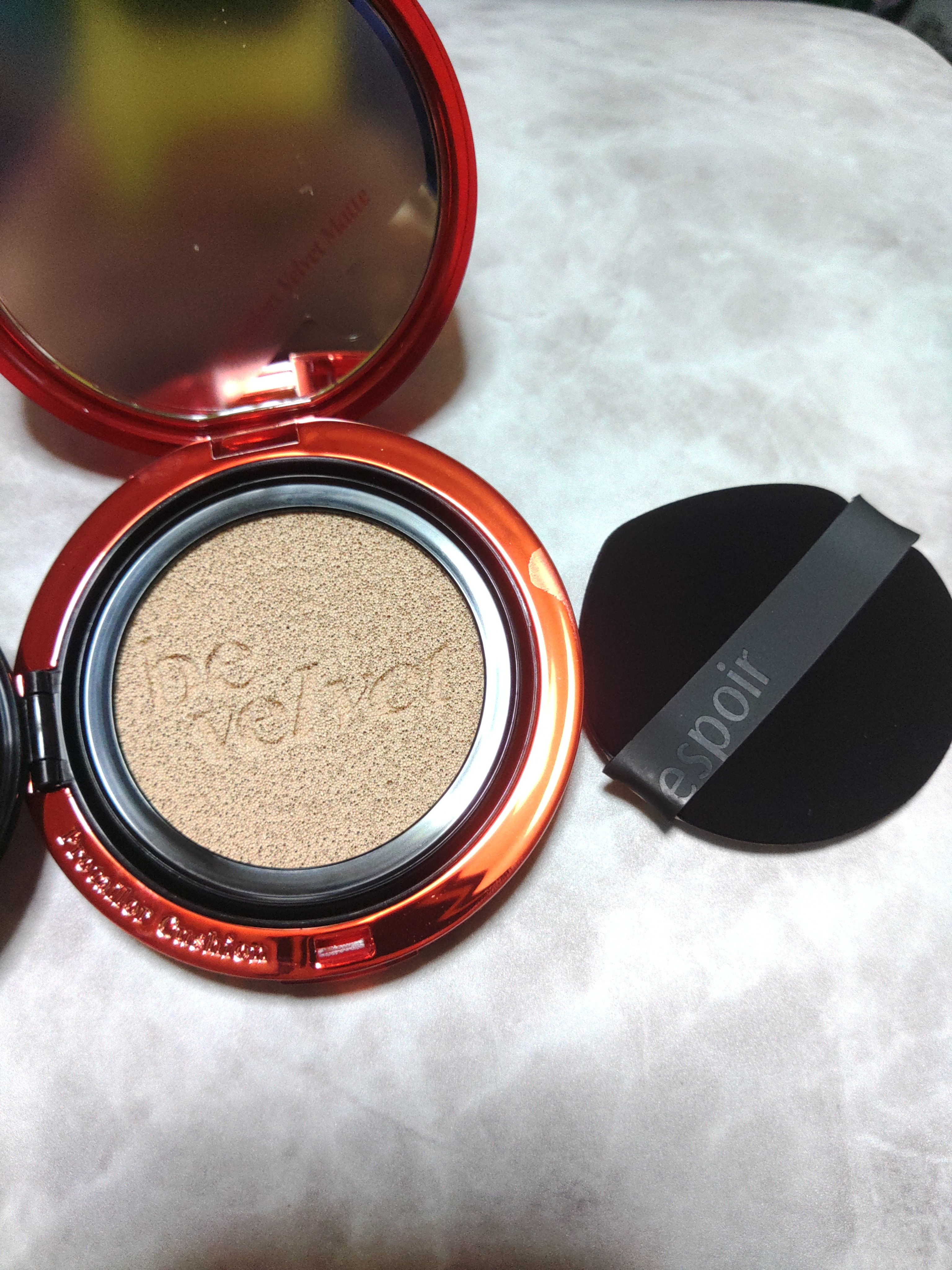 プロテーラービーベルベットカバークッション/espoir/クッションファンデーションを使ったクチコミ（2枚目）