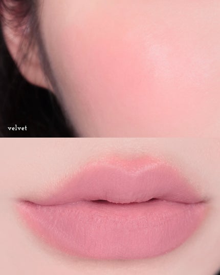 チークトーン リップ&チーク デュオバーム/TONYMOLY/口紅を使ったクチコミ(4枚目)