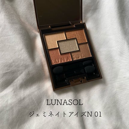 ジェミネイトアイズ N/LUNASOL/アイシャドウパレットを使ったクチコミ(1枚目)