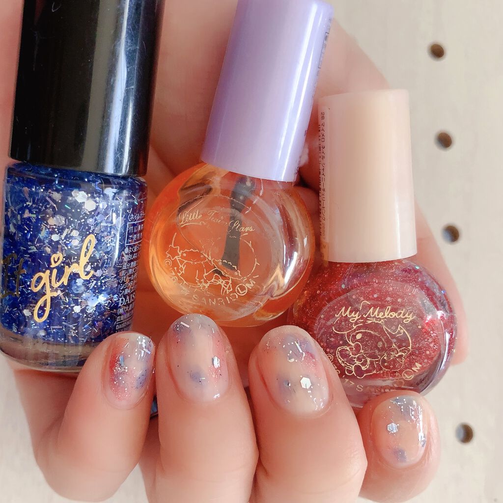 サンリオネイル/DAISO/マニキュアを使ったクチコミ（1枚目）